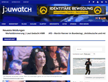 Tablet Screenshot of journalistenwatch.com